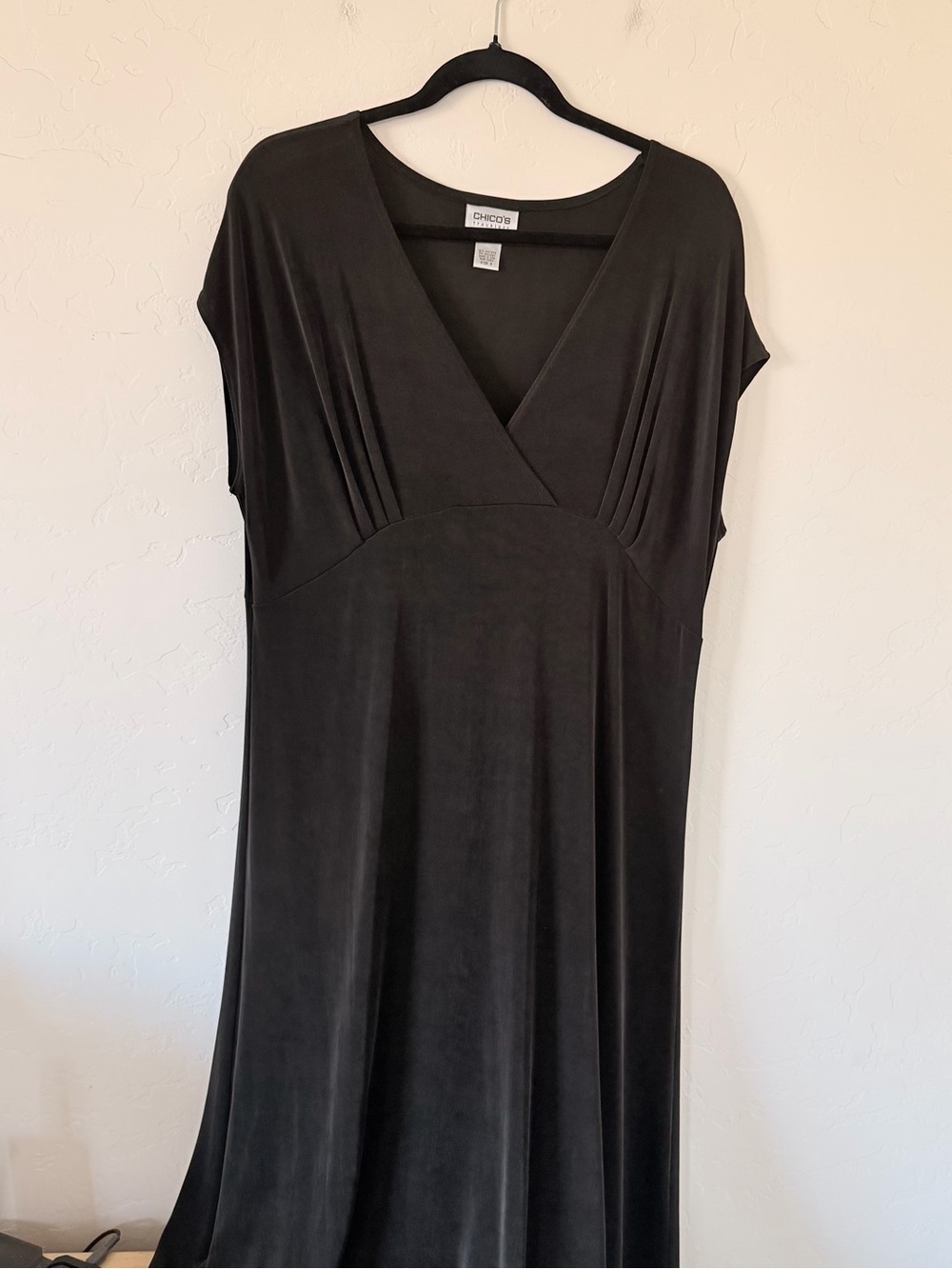 Chico’s Black Travelers Dress Size XL